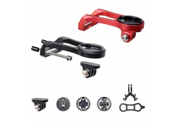 Fiets Computer Mount Houder Stuur Extension Adapter Garmin Zwart